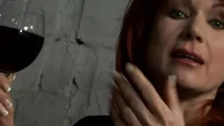 Sexy MILF Secretary Gives Horny Prisoner A Blowjob for a Facial