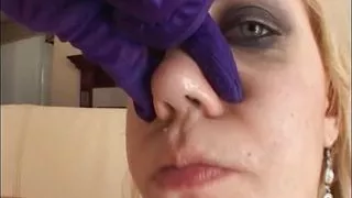 Busty blonde slut from Germany gets destroyed by a hard cock and sex toys