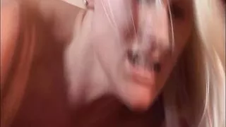 Super hot German MILF with blonde hair gets filled by a thick cock