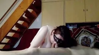 A friend of my stepdaddy uses my mouth & and my pussy