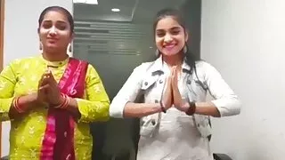 Job Offer Karke Boss ne Dono Ladki ko Chuda With Full Hindi Audio Your Archana