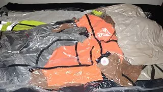 Mar 9 2023 - VacPacked with all of my puffy gear, PVC aprons quilt & pillow