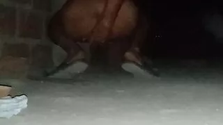 Consolador en publico 2