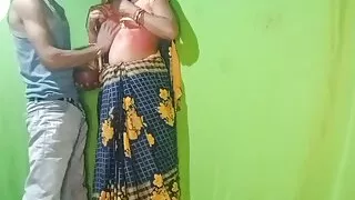 Special Desi village Indian new marriage first time Holi devar aur bhabhi saree removing finger and doggy style hindi au
