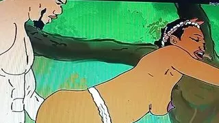 Up CUMMING Video Sneak Peek:  African Maiden Getting Fucked in the Forest