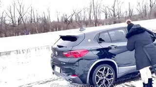 Winter Nudist Busted