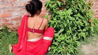 18 Year Old Indian Girl Outdoor Garden Clean After Sex With Boss With Clear Hindi Voice