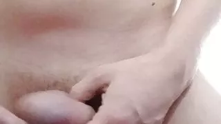 Fingering dick with foreskin  #16