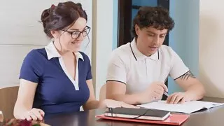 Shy teacher fucked a student