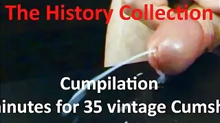 The Uncut Cock History Collection - Vintage Cumpilation 5 minutes for 35 Cumshots
