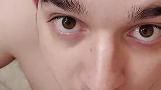 straight jock amateur receives rimjob and blowjob 