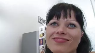 Sexy brunette masturbates her tight eager pussy - 4