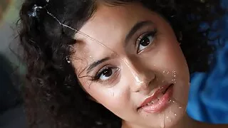 Wait until you see how much sperm he shoots on his student Dani Diaz!