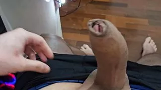 18yo horny boy playing with his dick