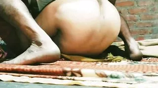 Hot indian desi village bhabhi was celebrate Holi with dever on clear Hindi audio