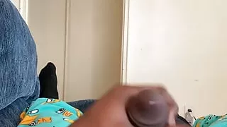Slow-mo pajamas pre-cum