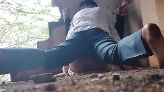 Telugu lovers -out Dore fucking in Dialopted building beside N H road
