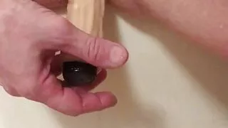 Fucked herself in shower