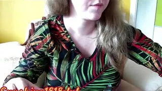 Big milkers knockers jiggling around webcam milf recording show March 13th