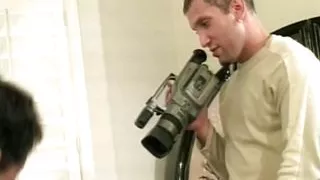 Wonderful threesome with a slut who loves double penetration