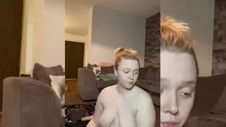 Naughty TEEN plays with Her toys