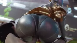 Atomic Heart - Twin's Big Ass Fucked in Reverse Cowgirl (Animation with Sound)