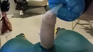 Condom pussy fuck part 1