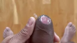 Jerking off my BBC on my own