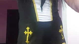 Sexwife show husband how fuck with boy and eat him cum