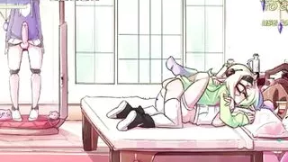 Max The Elf v0.4 Femboy Hentai game PornPlay Ep.8 gangbang by the succubus naughty army