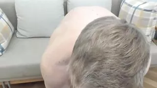 Christian Levine in Orange Undies