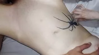 Me and my girlfriend giving each other love, I love her pink pussy and white skin.