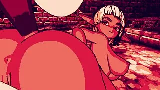 Snapshot Dungeon - hentai game - bunny girl sex - animation test