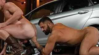 FistingInferno - Jock wt Pierced Cock Gaped By Muscle