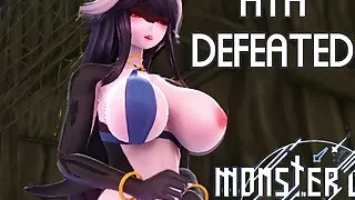 Aya Defeated - Monster Girl World - gallery sex scenes - hybrid orca - 3D Hentai Game - monster girl - lewd orca