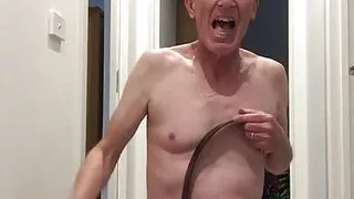 Angie old sissy getting naked