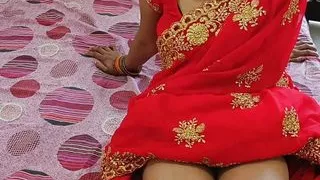 Hot indian desi village aunty was fucking with step-son on clear Hindi audio
