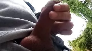 Handjob in public