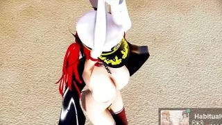 mmd r18 kancolle bitch commander Honolulu and St. Louis 3d hentai