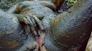 Red Riding Hood in Forest mud full video