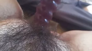 Fat latina girl fucks her pussy with her stepmom dildo