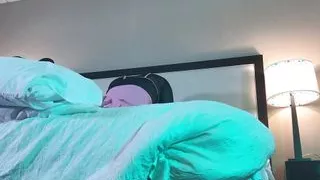 transsexual  in chastity fucked reverse cowgirl raw