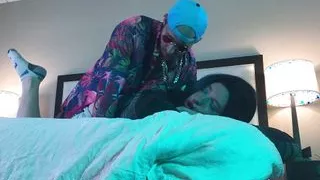 Rapper Fucks Trans Woman in Chastity Doggystyle