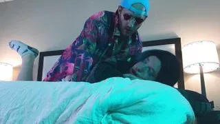 Rapper Fucks Hot Trans Woman in Chastity Doggystyle