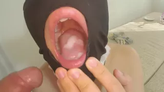 Perfect Cocksucker Love To Play With Cum In Her Mouth