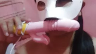 Pinay viral sex scandal my violet pink dildo in my wet pussy