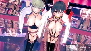 mmd r18 Touhou Project Series Hai Phut Hon In Sexy Erotic Reimu Hakurei And Sanae Ko sexy babe anal 3d hentai