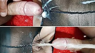 Big boobed big ass MILF fucks hard cock and squirts all over him