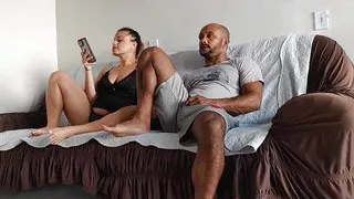 My friend who couldn't resist seeing me in my panties soon wanted to fuck me making me very horny just to enjaculate eve