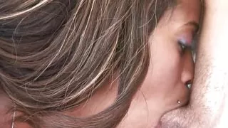 Young black girl, fears the deepest mouth and pussy ever seen in a sex video. She loves to feel a very horny cock